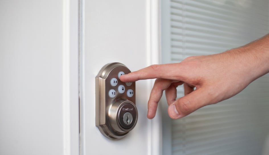 ADT smartlock on a Salt Lake City home